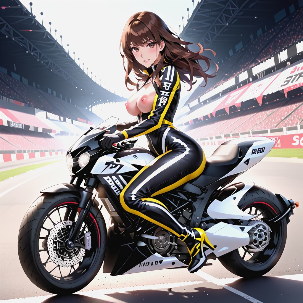 Medium Breasts, Wispy Bangs, Sexy Korean Idol Hentai AI Porn