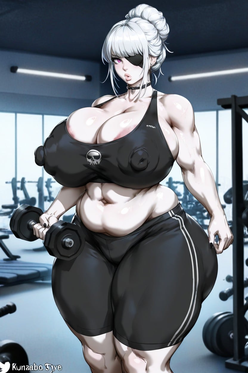 Large Breast, Kunaboto Style, Bimbo AI Porn