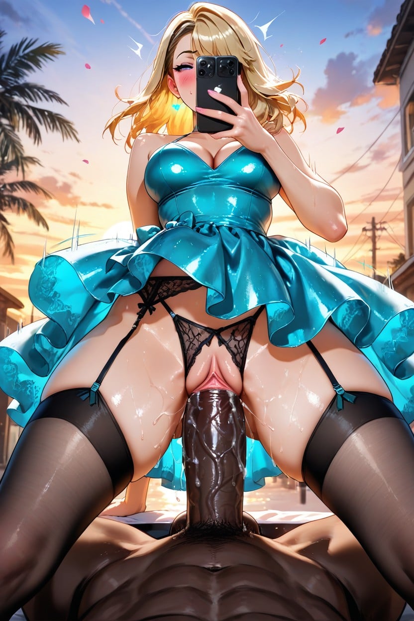 Excessive Clear Pussy Juice, 25+, Thick Cock AI Porn