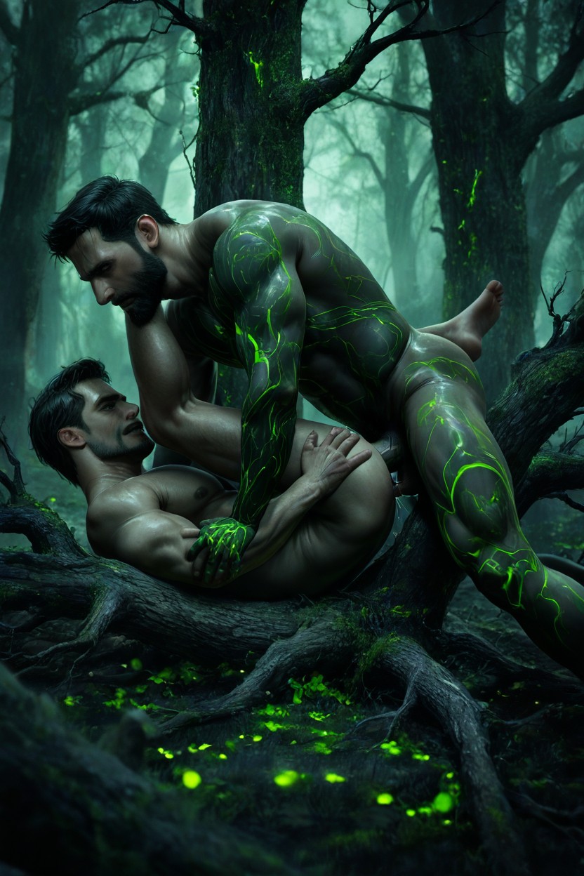 Correct Anal Penetration, Detailed Faces, Photorealistic AI Gay Porn