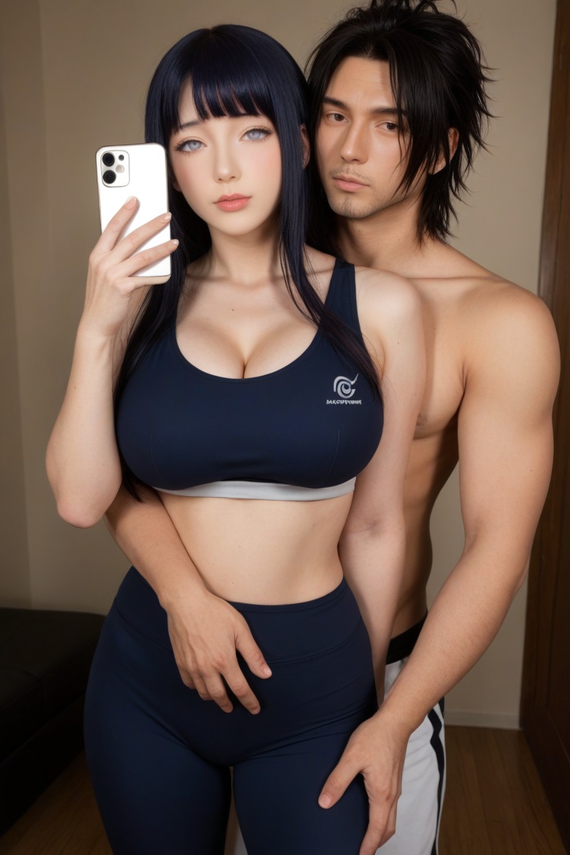 Cinematic, Huge Dick, Beautiful Hinata Hyuuga AI Porn