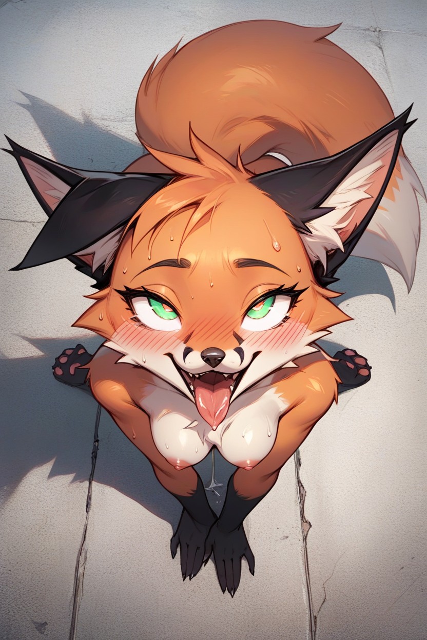 Floppy Ears, Body, Naked Furry AI Porn