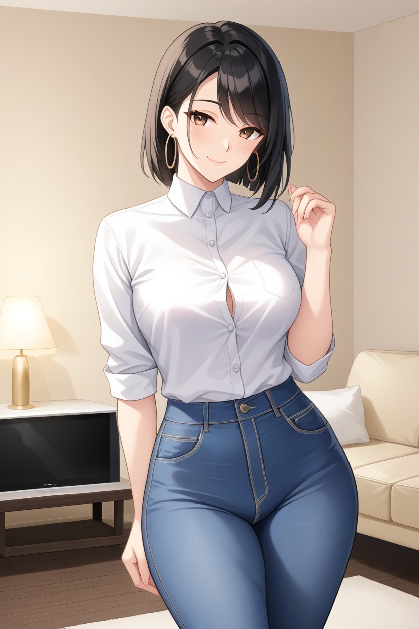 Light Smile, Ultra Detail, Smile Hentai AI Porn