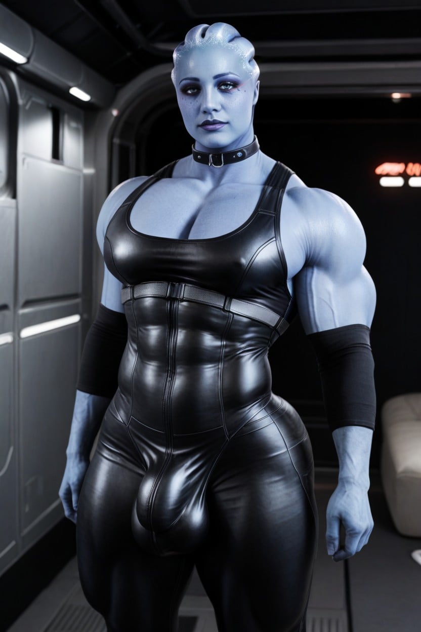 No Tits, Man Chested, Liara Tsoni From Mass Effect ニューハーフAIポルノ