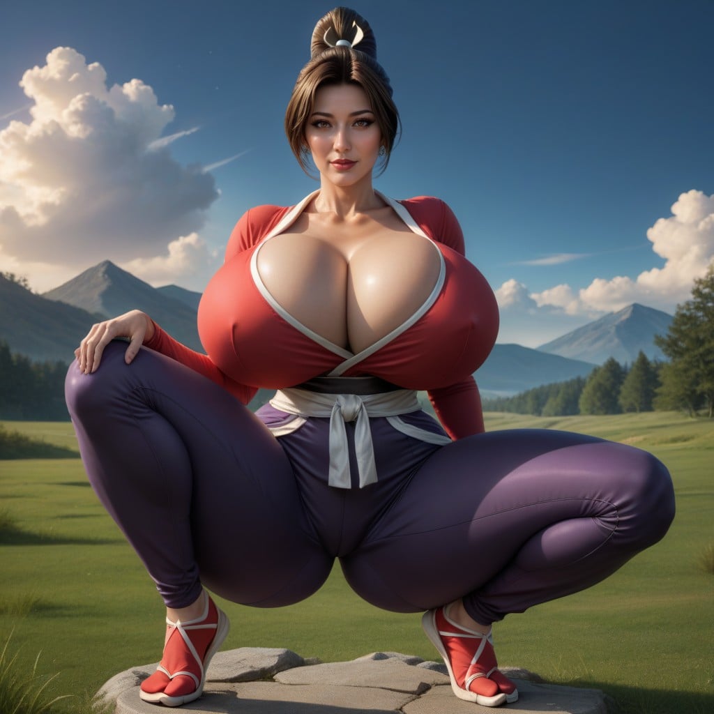 Mai Shiranui, Wasp Waist, Chinese Long Belt Porno MILF IA