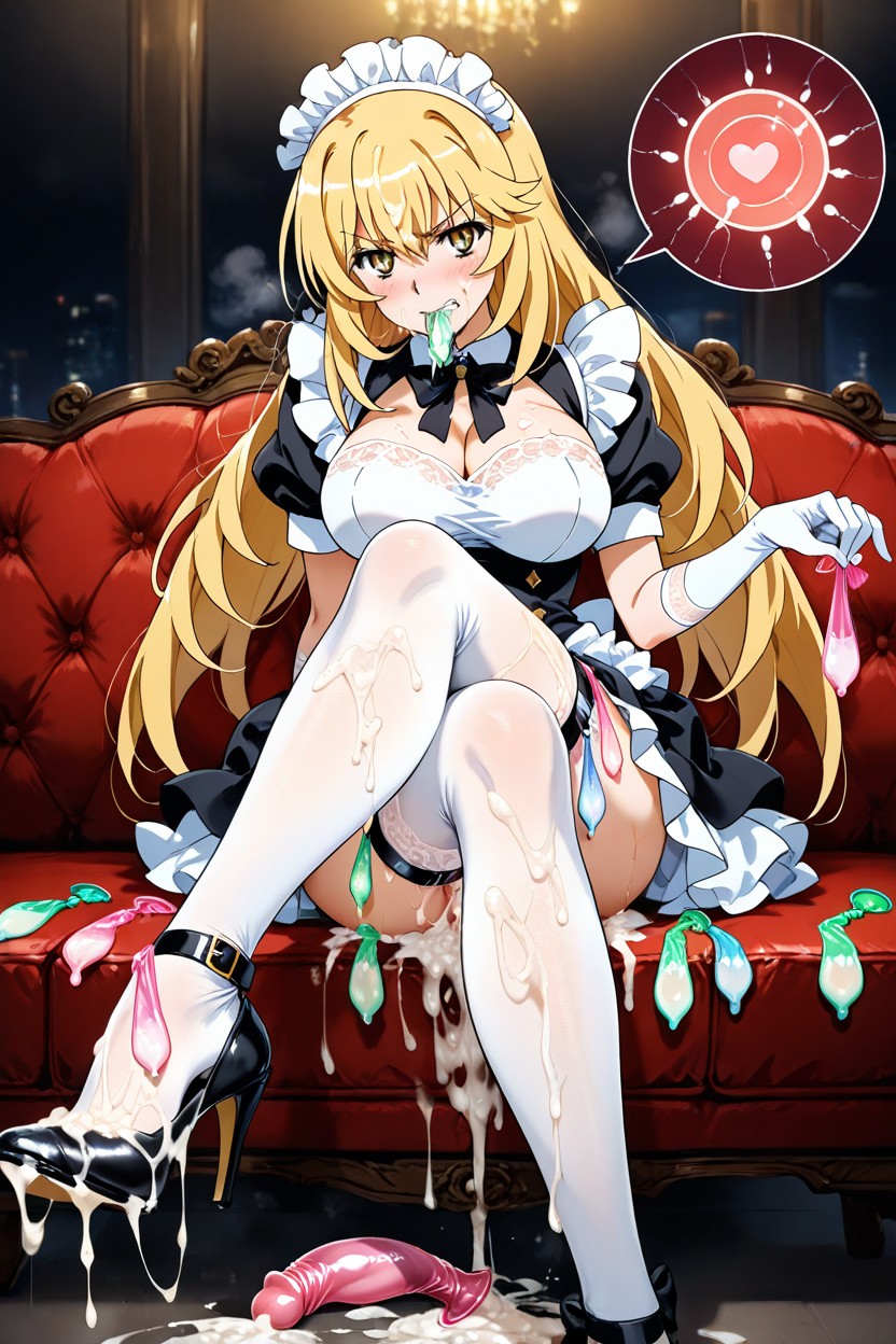 Used Condom Belt, Used Condom Waistband, Clothes Covered On Semen Hentai AI Porn