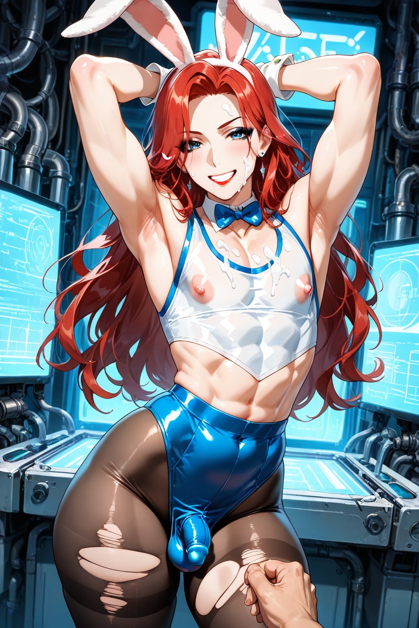Eyeliner, Front View, Sexy Makeup AI Gay Porn