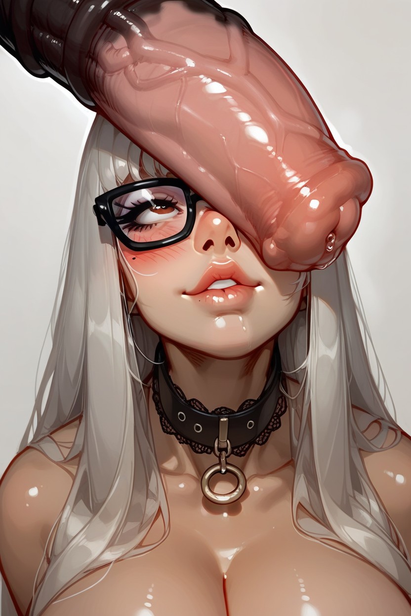 Looking Up, Lushing, Wants Cock Hentai AI Porn