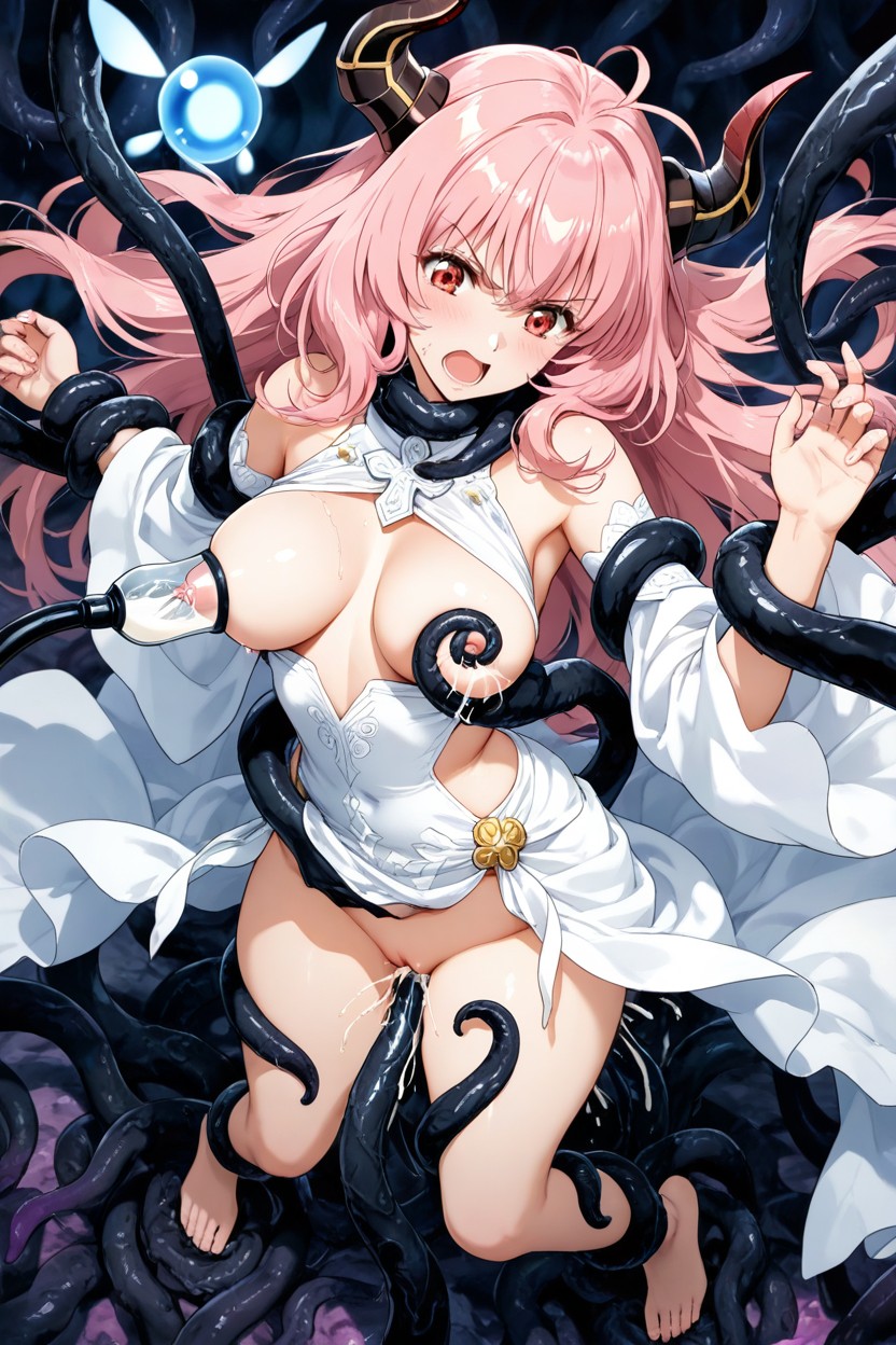 Double Penetration, Tentacle Restraints, Motion Lines Hentai IA