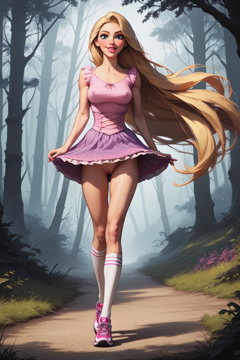 Shoes, Erect Nipples, Blush Hentai AI Porn
