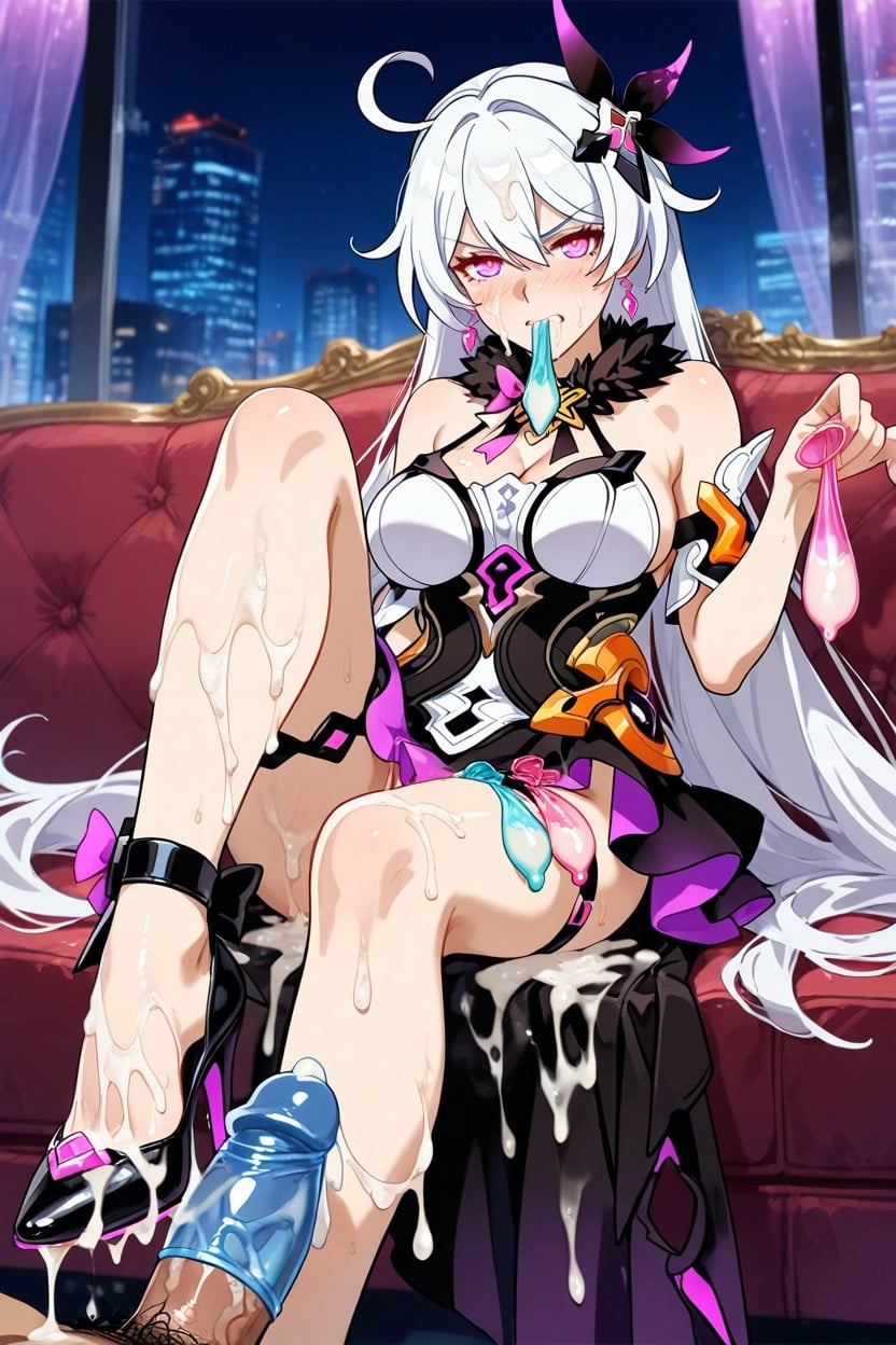 Semen On High Heels, Cum On Legs, Clothes Covered On Semen Hentai AI Porn