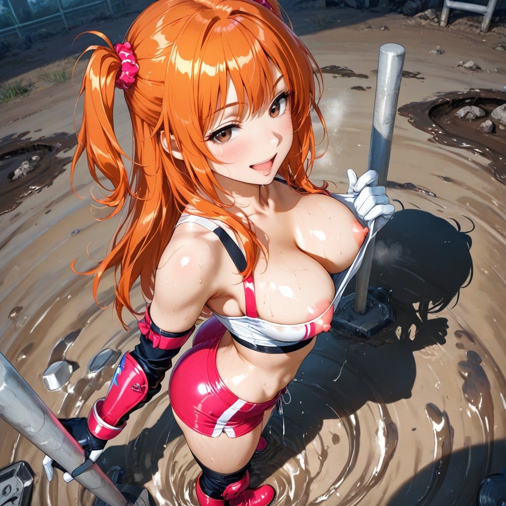 Knee Guards, Top Down, Top Hentai AI Porn