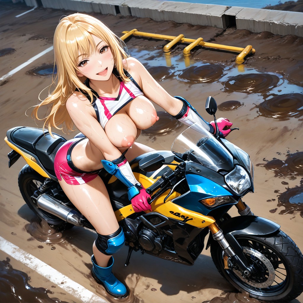 Two Tone All Terrain Motorbike, 18+, Top Hentai AI Porn
