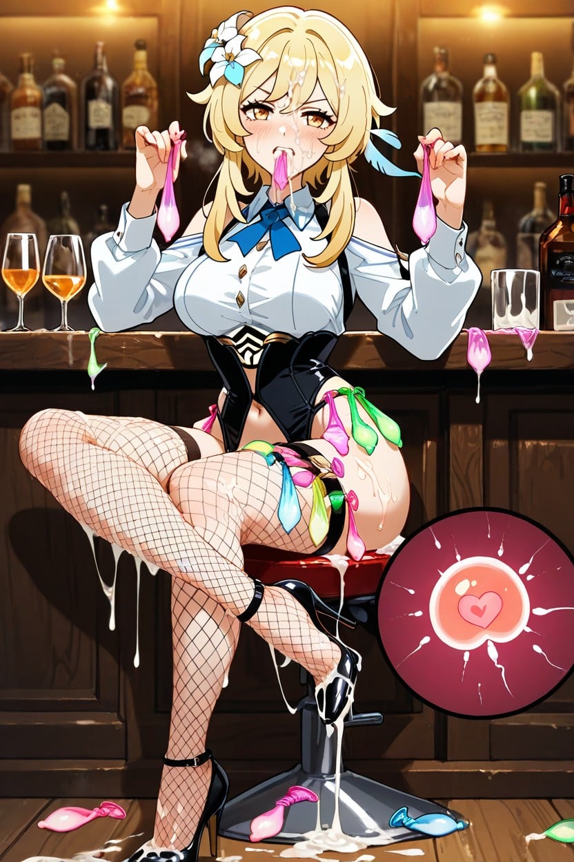 Drinking Semen, Cum On Penis, Cum On Feet Hentai AI Porn