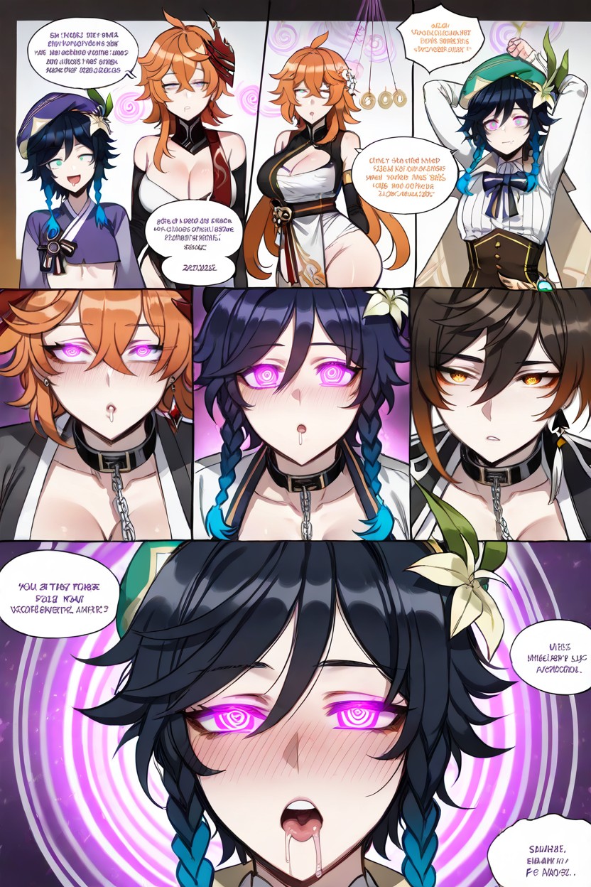 25+, Zhongli From Genshin Impact, Hypnosis Hentai IA