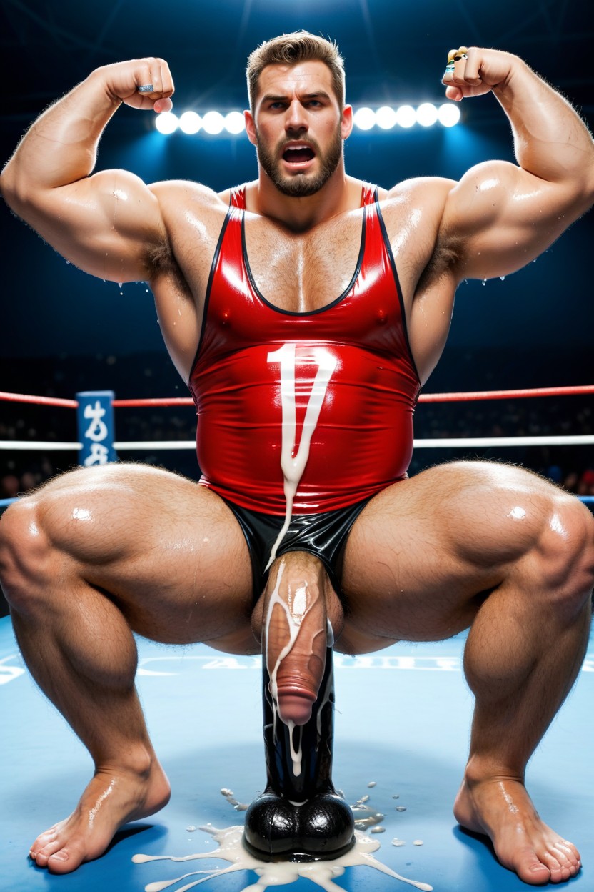 Hyper Hairy Thighs, Skinny, Extremely Hairy Body AI Gay Porn