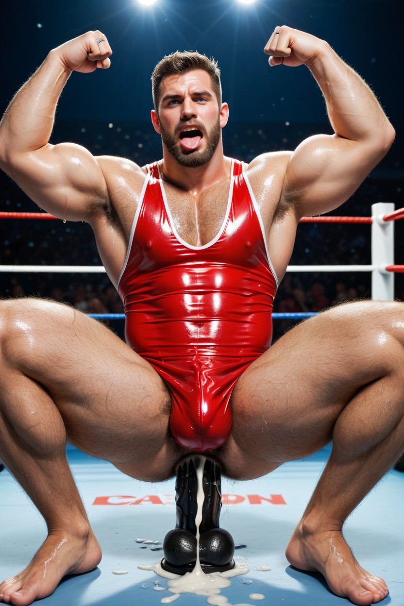 Sweaty, Men, Hyper Hairy Arms AI Gay Porn