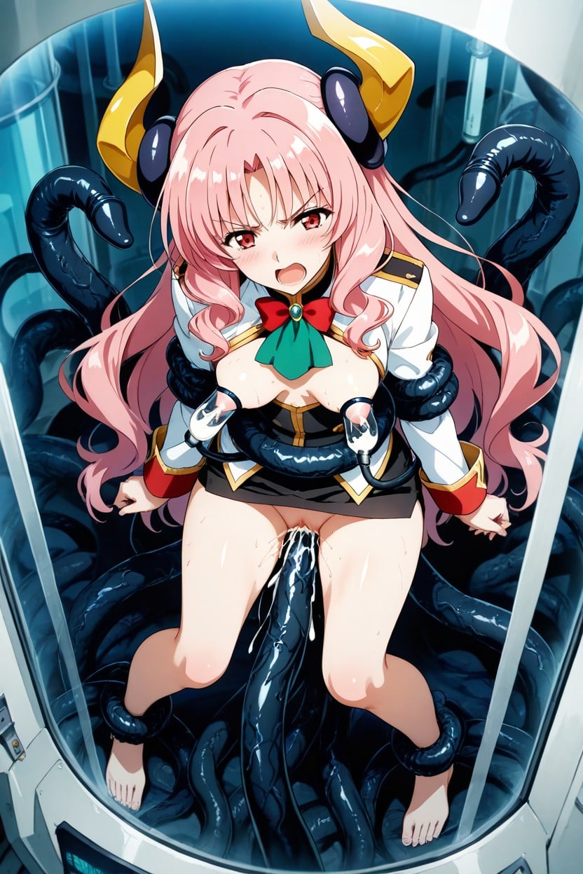 Tentacle Restraints, Exposed Nipple, Small Ass Hentai AI Porn