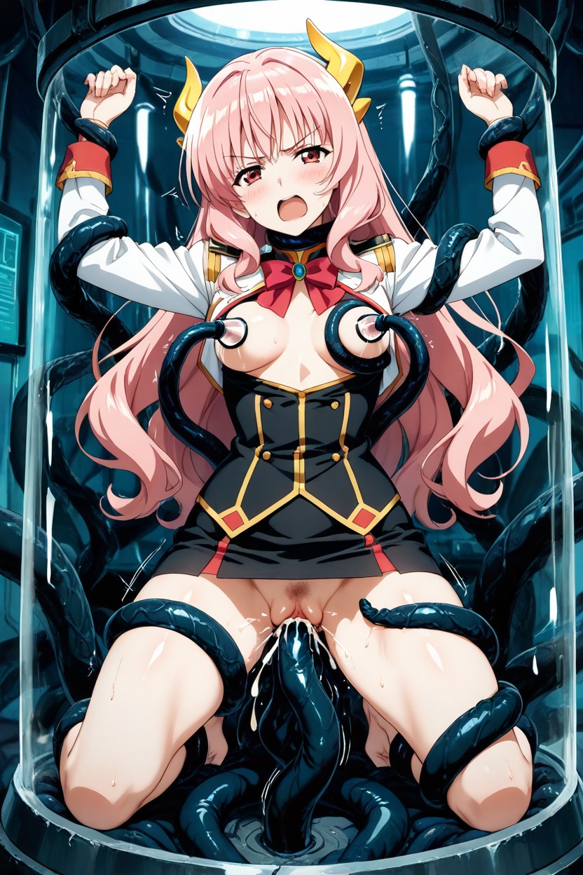 Double Penetration, Skinny, Anime Style Character Hentai AI Porn