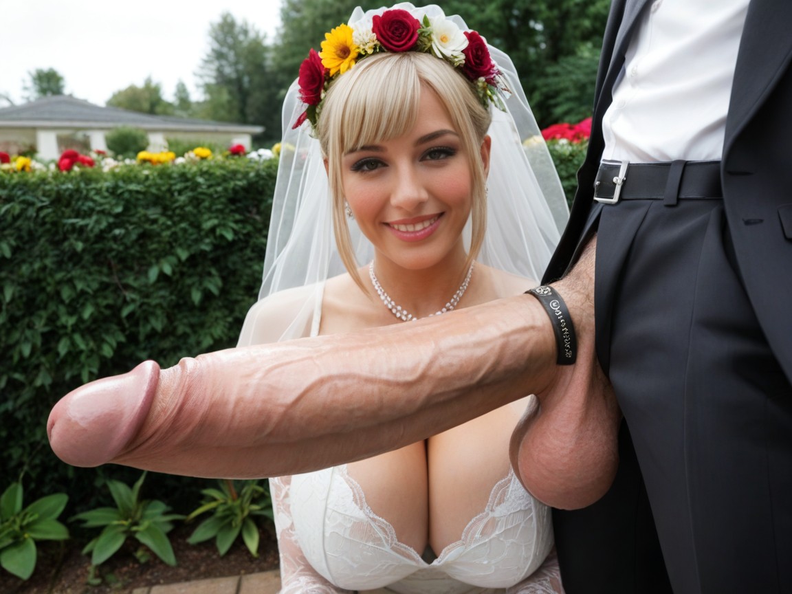 Flower Crown, Huge Cock, Suit AI Porn
