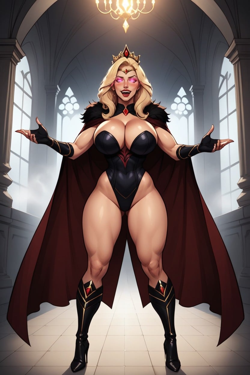 Massive Breast Expansion, Horny, Glowing Eyes MILF AI Porn