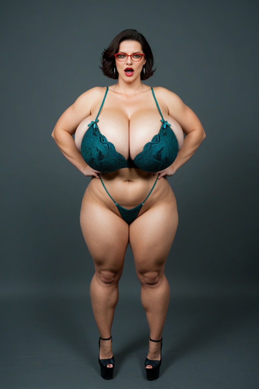 Thong, Extremely Big Boobs, Cathy Canuck AI Porn
