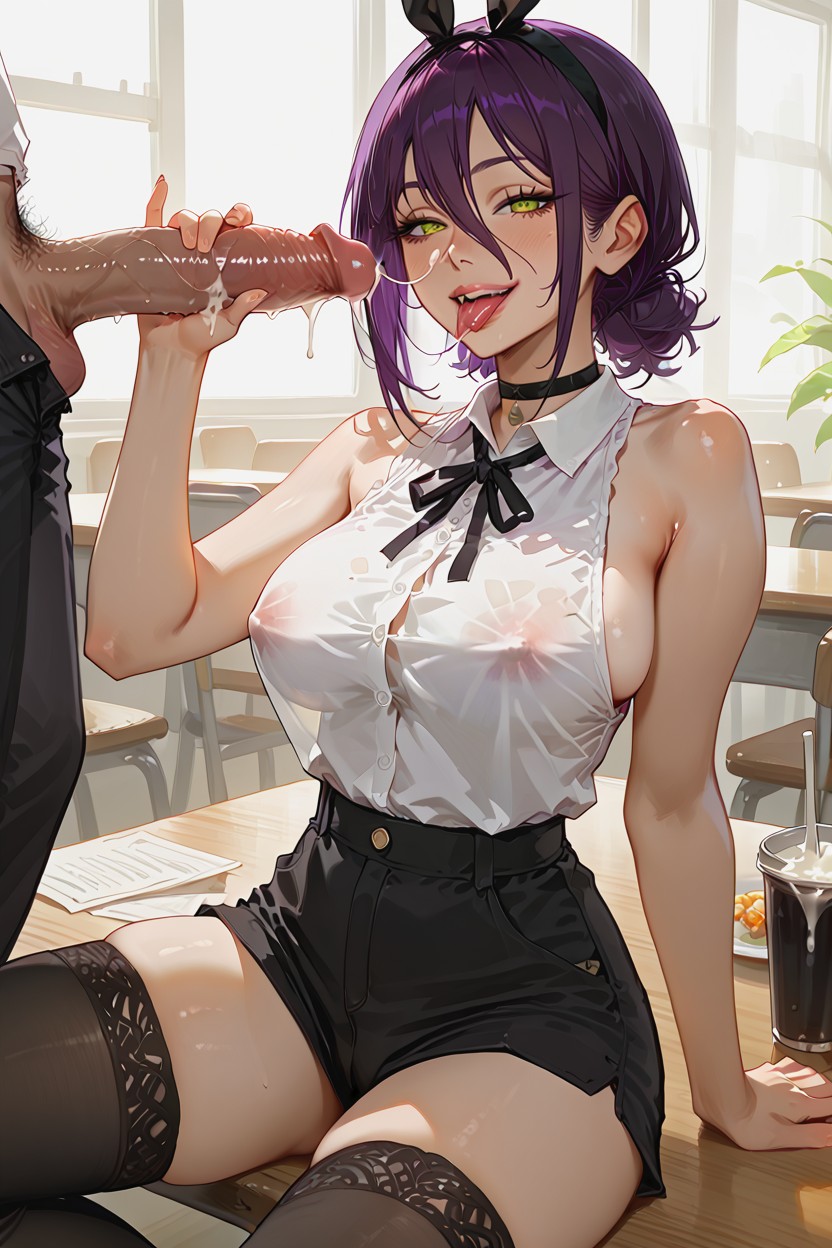 Nipple Bulge, Open Black Cargo Shorts, Smile AI Porn