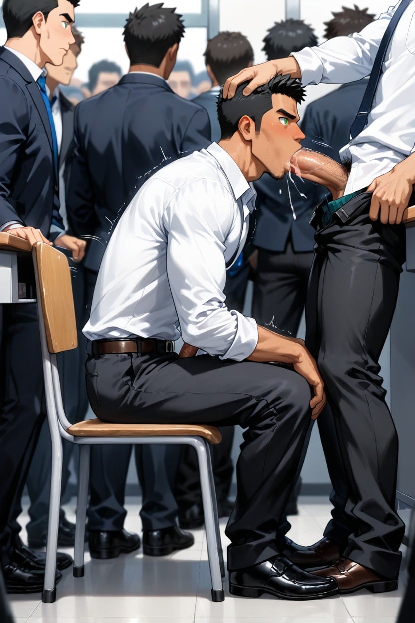 18+, Pants Down, Desk AI Gay Porn