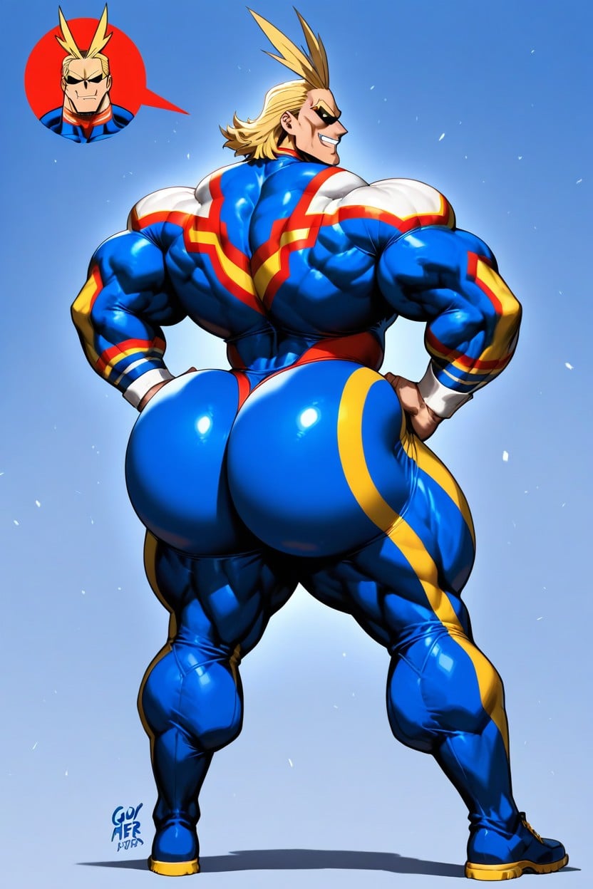 Huge Hyper Ass, 25+, Colossal Massive Ass AI Gay Porn