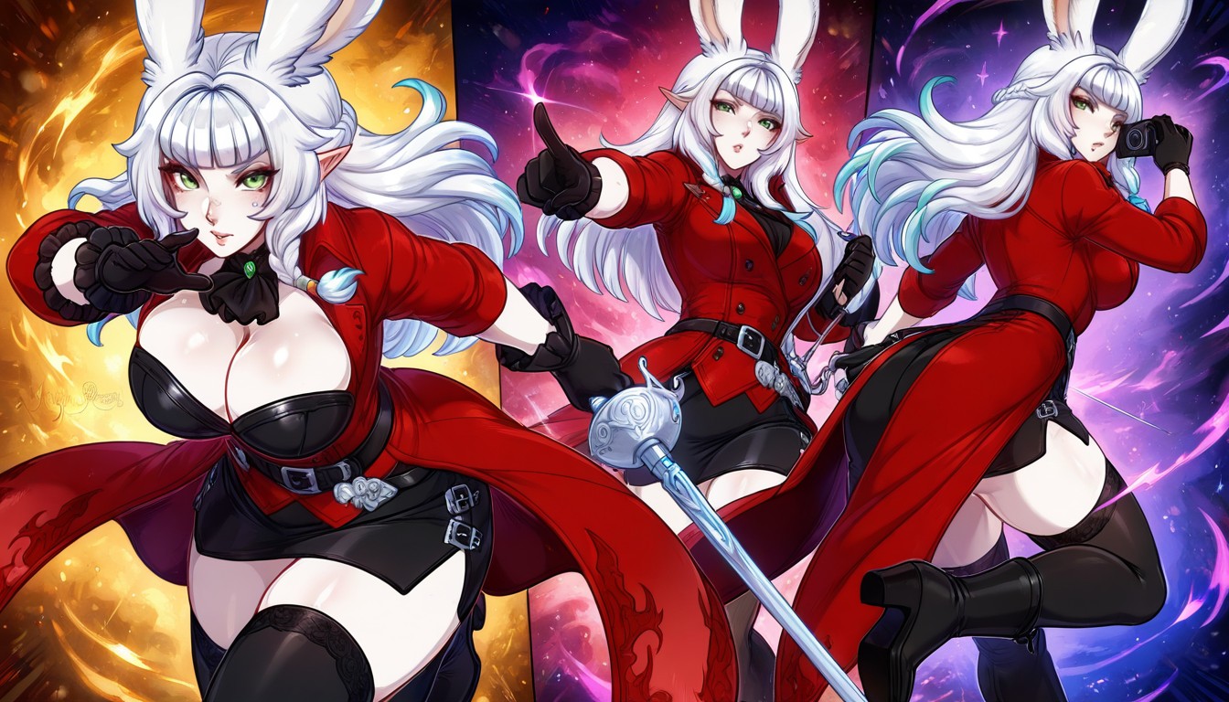 Pale Skin, 25+, Feathered Cap Hentai AI Porn