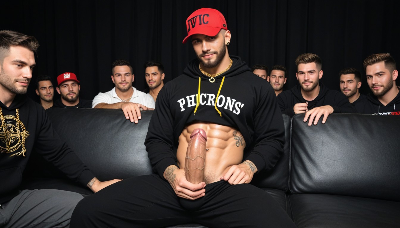 Hair, Abs Visible, Shaved Head AI Gay Porn
