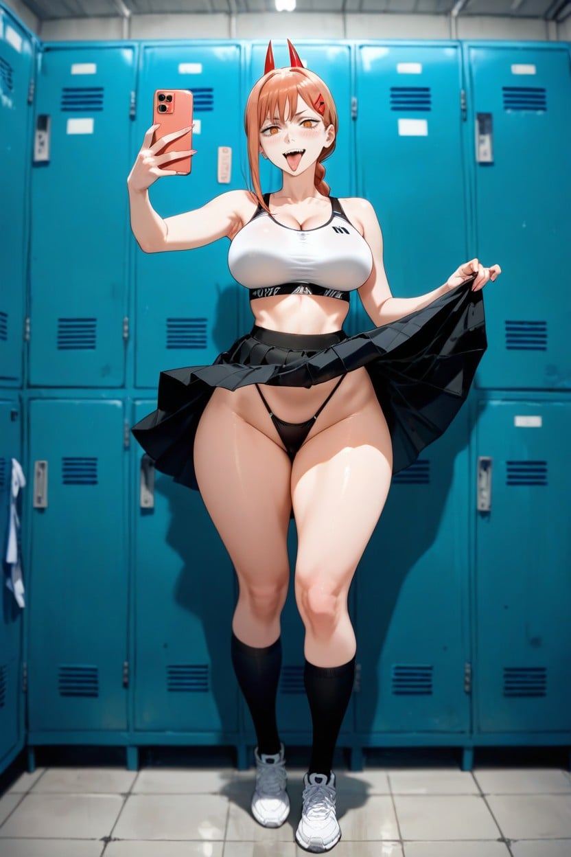 Same Height, Full Body, Naked Body AI Porn