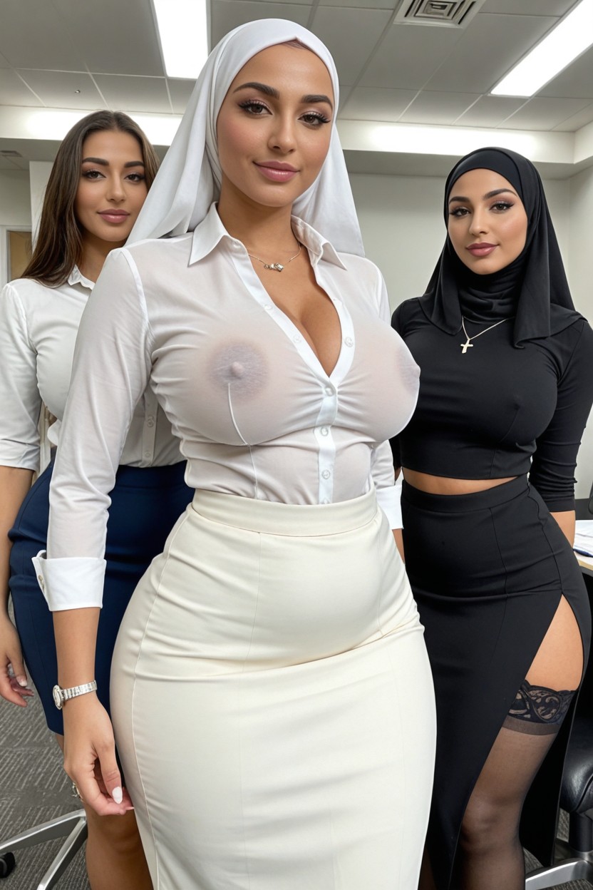 Excessive Erect Nipples Under Clothes, Hyper Colossal Thighs, Malaysian AI Porn