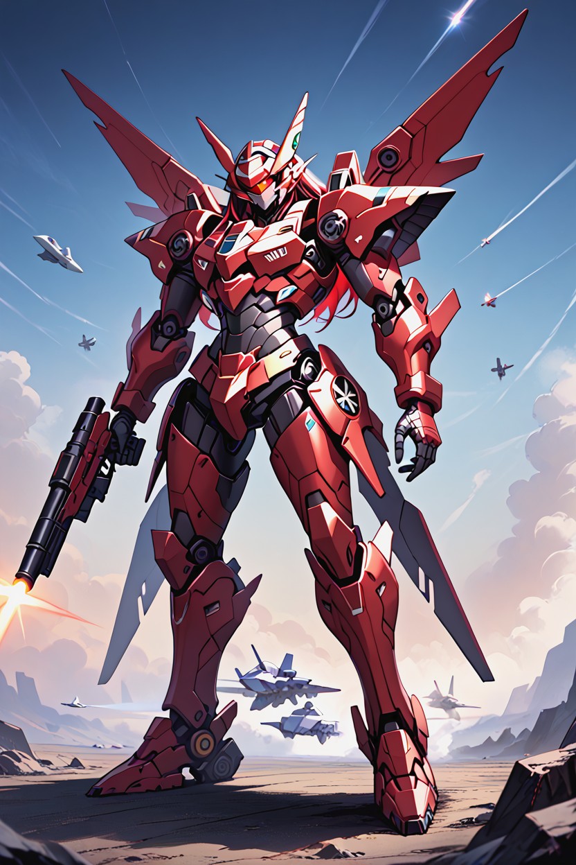 Anubis Robot, Sleek Desing, Zone Of Enders AI Porn