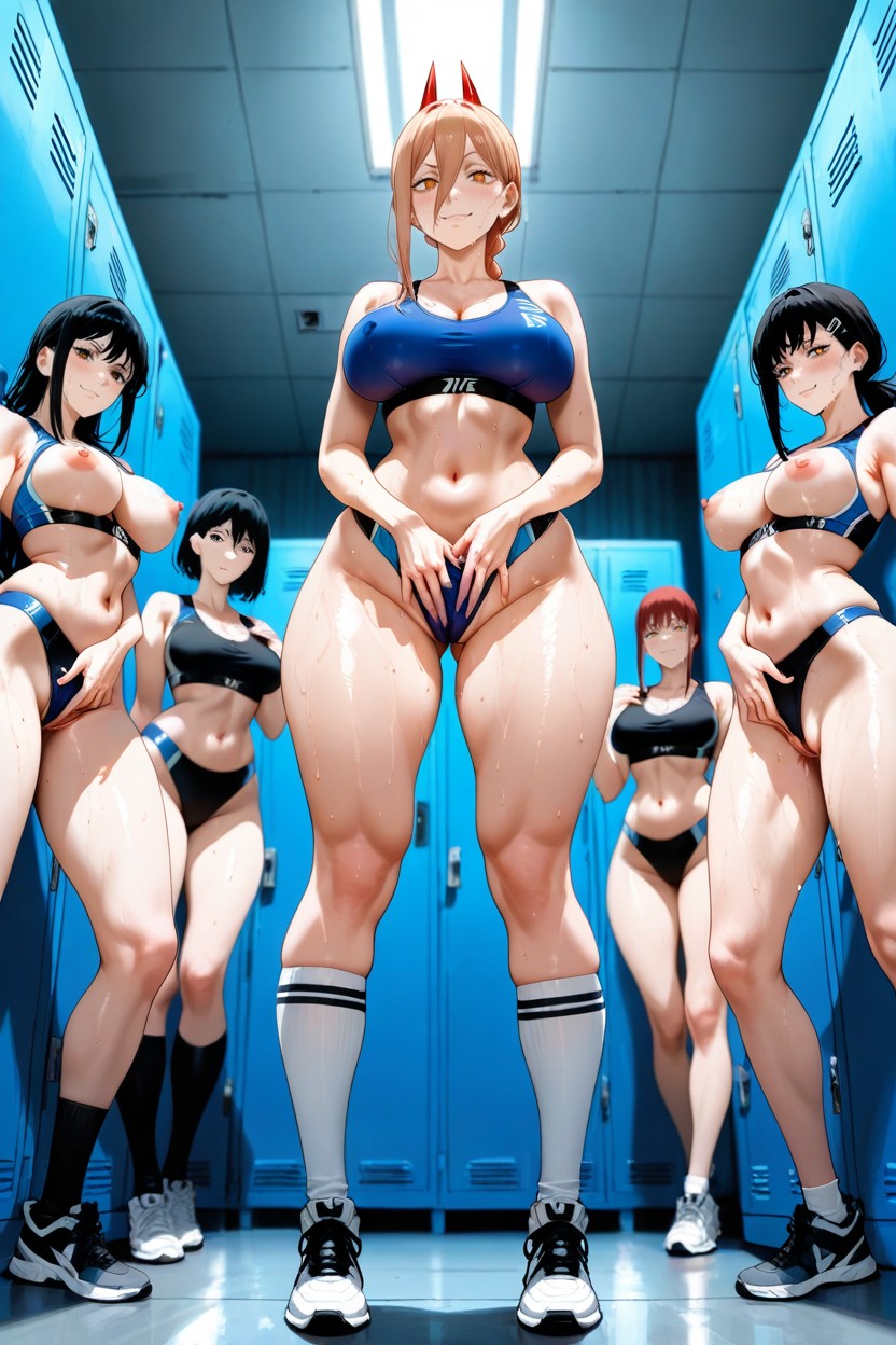 Looks At The Viewer, Full Body, Smug Expression AI Porn
