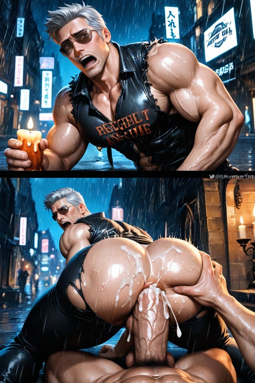Looking At Viewer, Thick Thighs, Gay AI Gay Porn