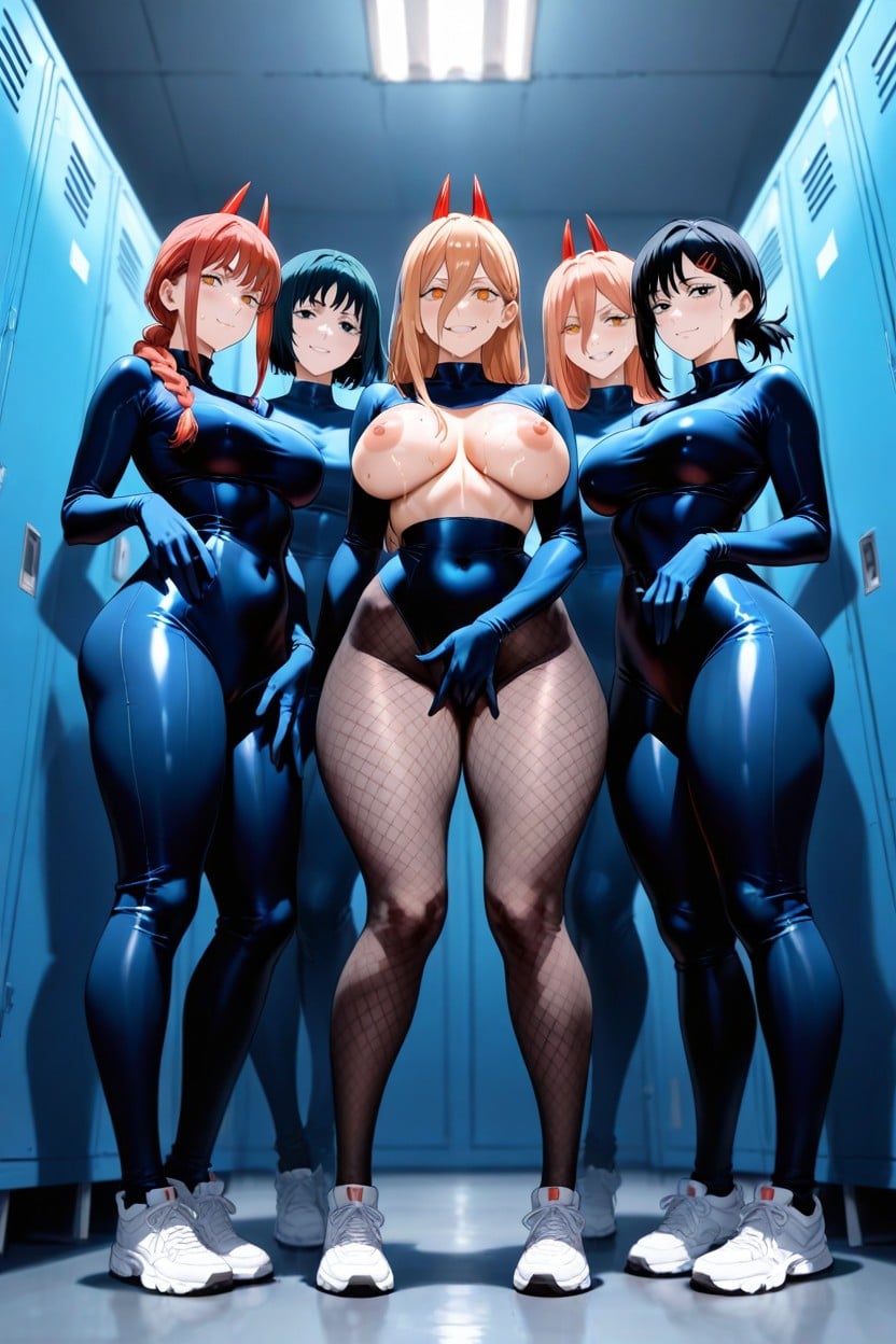 Locker Room, Skirt, Bodysuit AI Porn