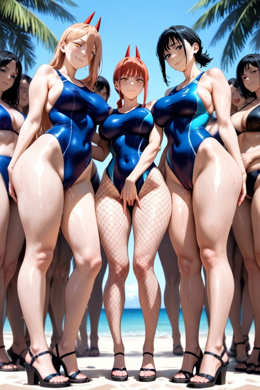 Tight Clothing, 25+, Bare Belly AI Porn