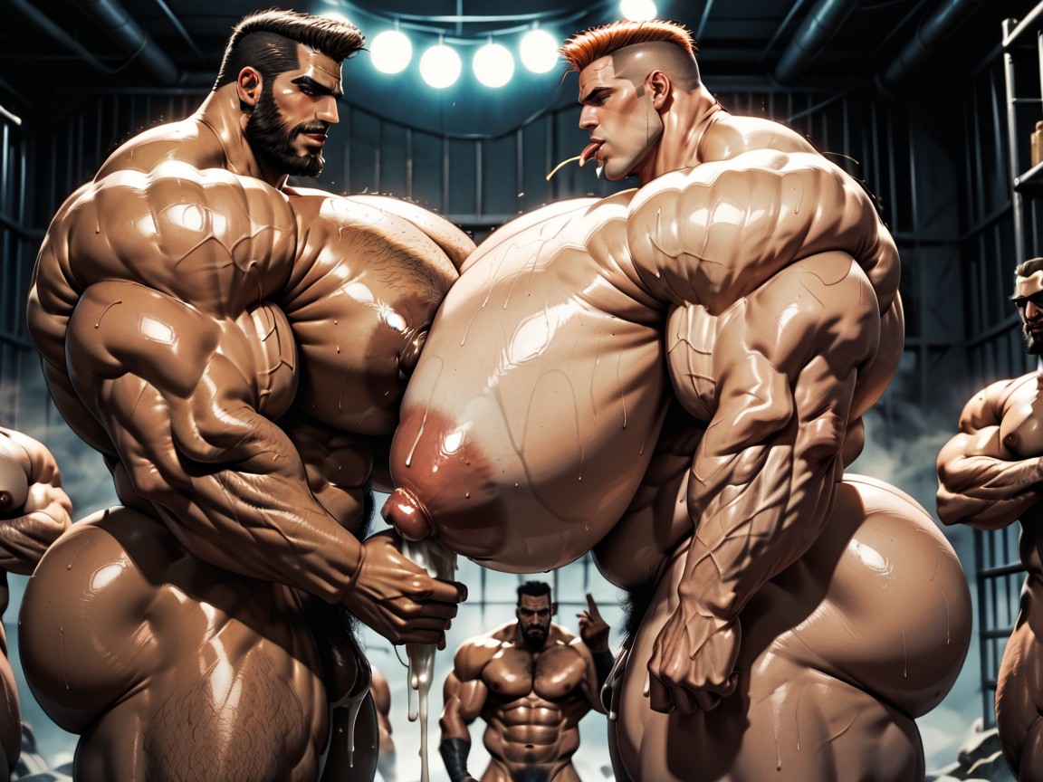 Thick Thighs, Wide Angle, Massive Muscles AI Porn