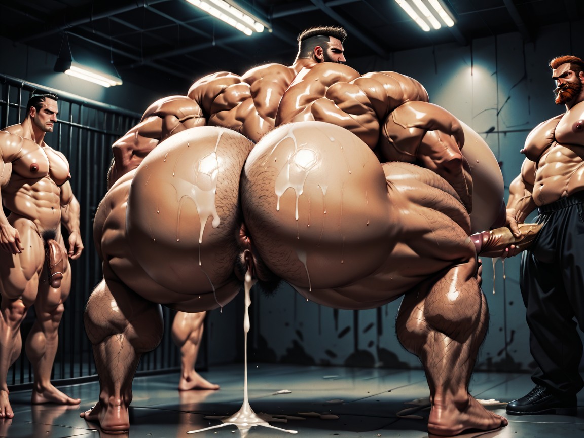 Full Body, Hyper Breasts, Hyper Bulky AI Porn