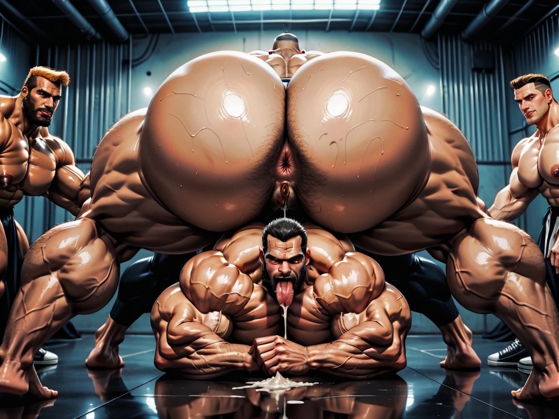 Creampie, Massive Muscles, Jack O' Lantern AI Porn