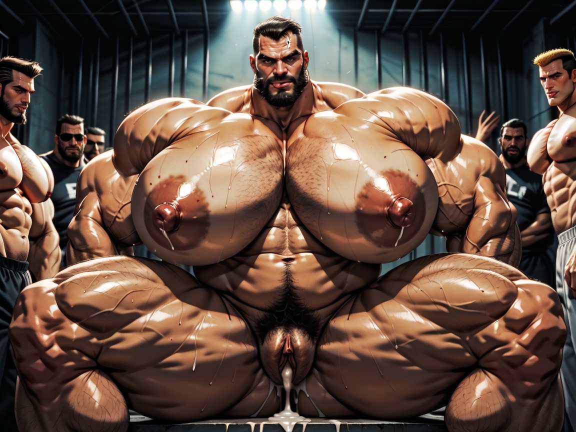 Creampie, Big Pecs, Underboob AI Porn