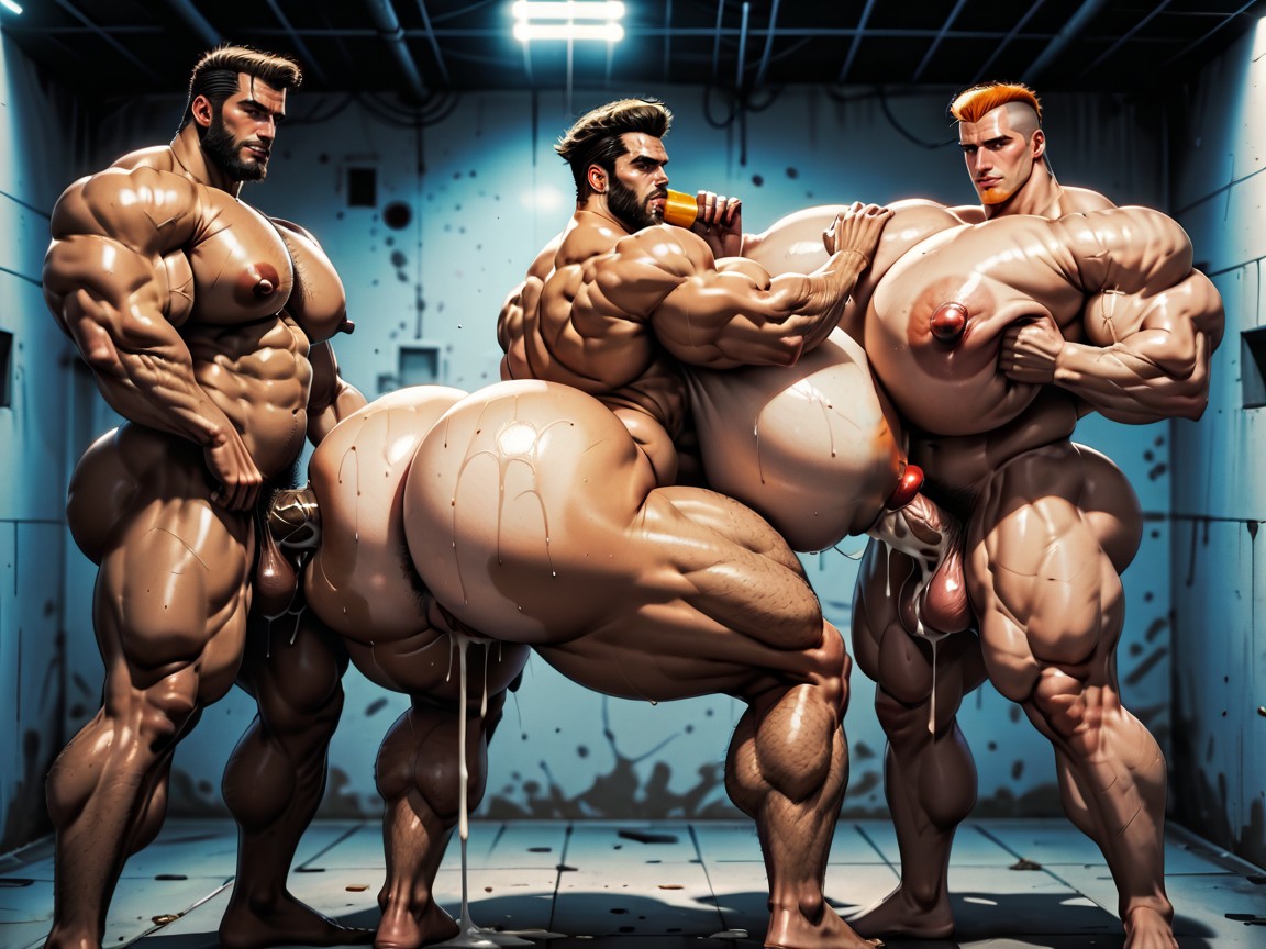 Harem, Naked, Full Body AI Porn