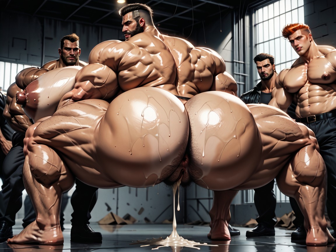 Gang Bang, 20+, Breast Expansion AI Porn