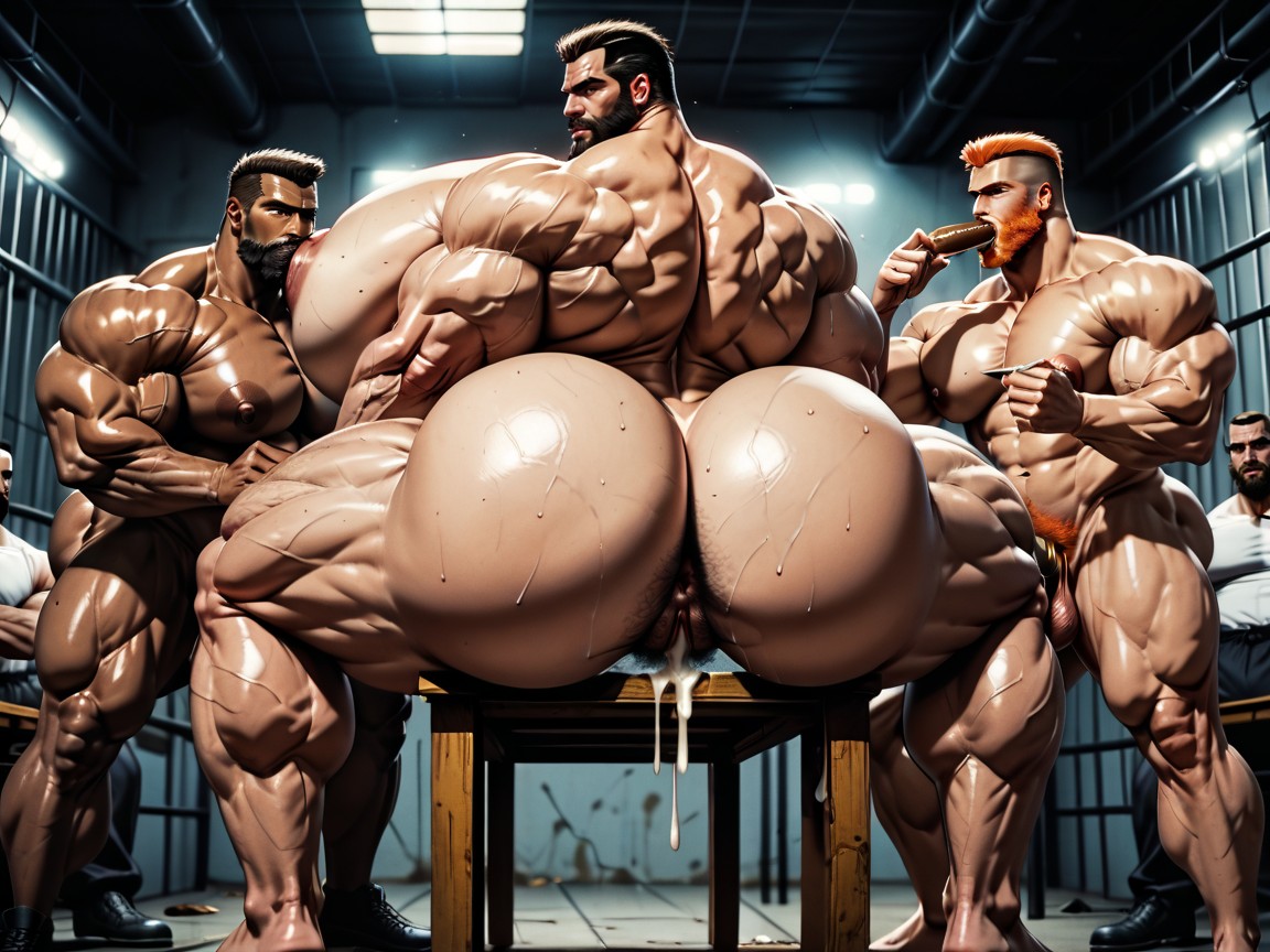 Full Body, Thick Thighs, Sweaty AI Porn