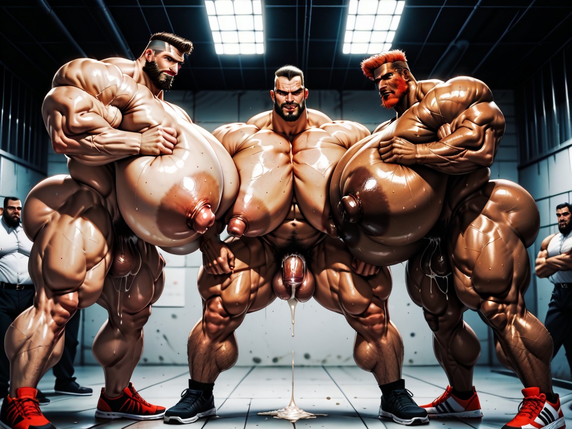 Hyper Bulky, Prison, Extremely Large Ass AI Porn