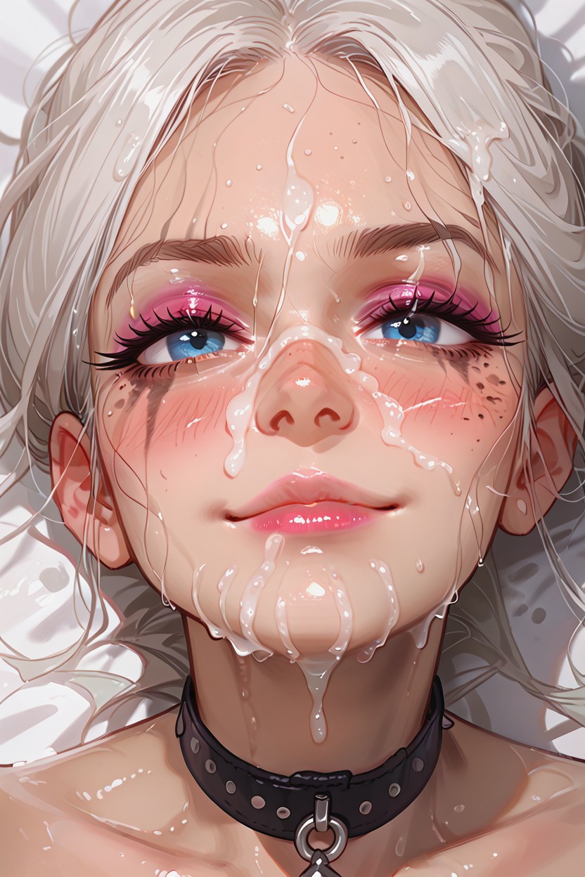 Bust Shot, Sweaty, Very Detailed Image Hentai AI Porn