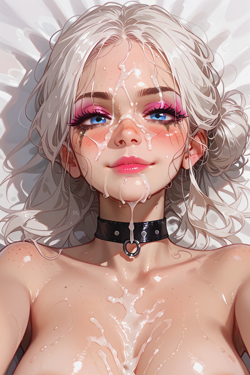 Runny Mascara, Top Down, Laying Hentai AI Porn