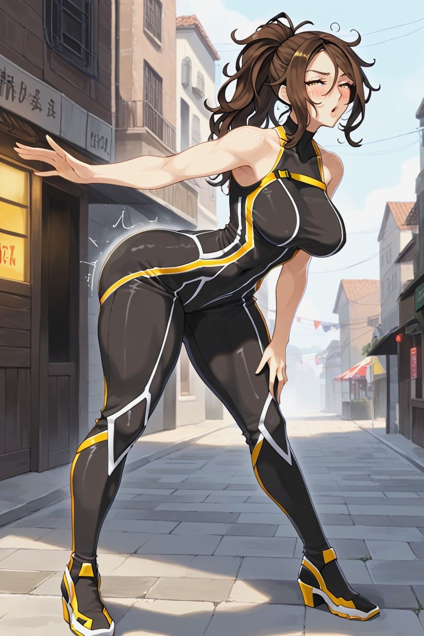 25+, Caramel Skin Tone, Wide Hips AI Porn