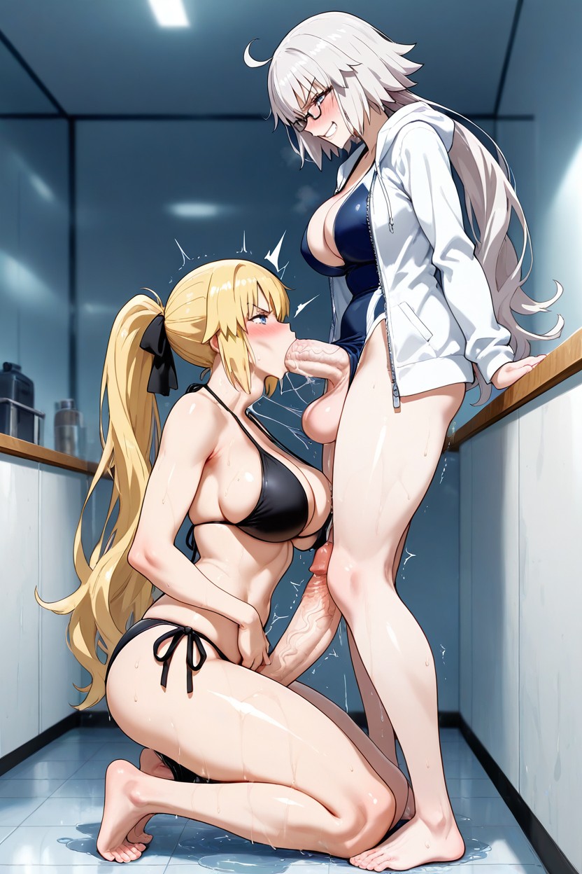 Penthouse Garden, Orgasm, Face To Face Hentai IA